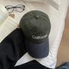 Classic Baseball Cap With Embroidered Letters And Wide Brim For Casual Outdoor Wear