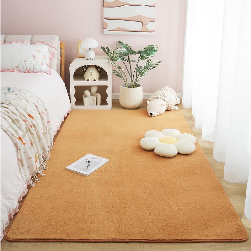 Ultra Soft Short Plush Carpet Thick Sofa Area Rug for Living Room Non-Slip Warm Kid Bedroom Floor Mat Cozy Home Decor Large Rug