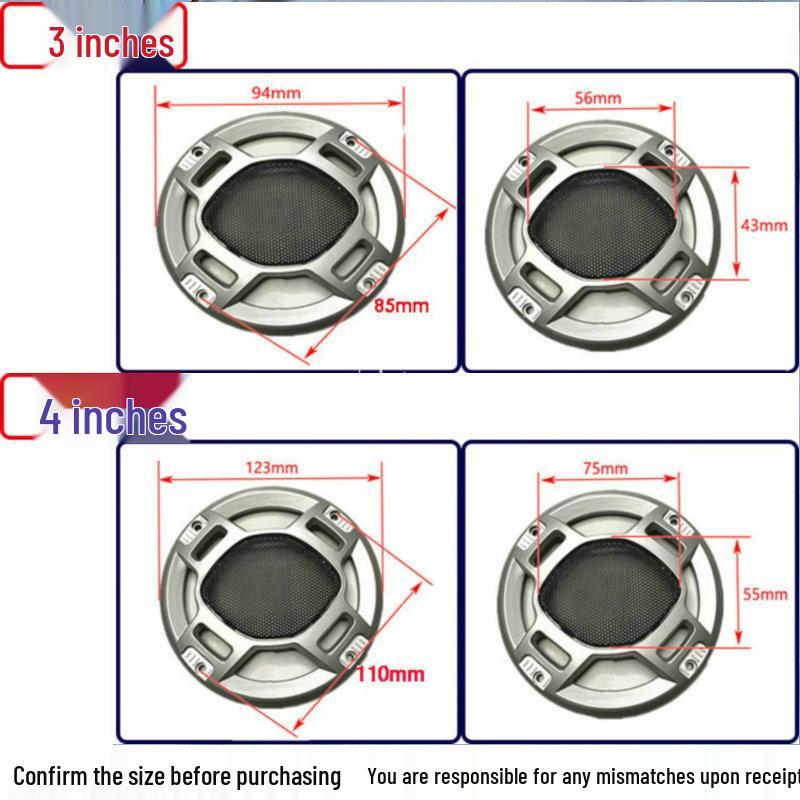 

Пылезащитная железная сетка для решетки динамика для рупорных громкоговорителей 3-12 дюймов