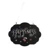 Double-Sided Wooden Chalkboard Labels with Hanging Rope for Messages, Restaurants, or Decorations