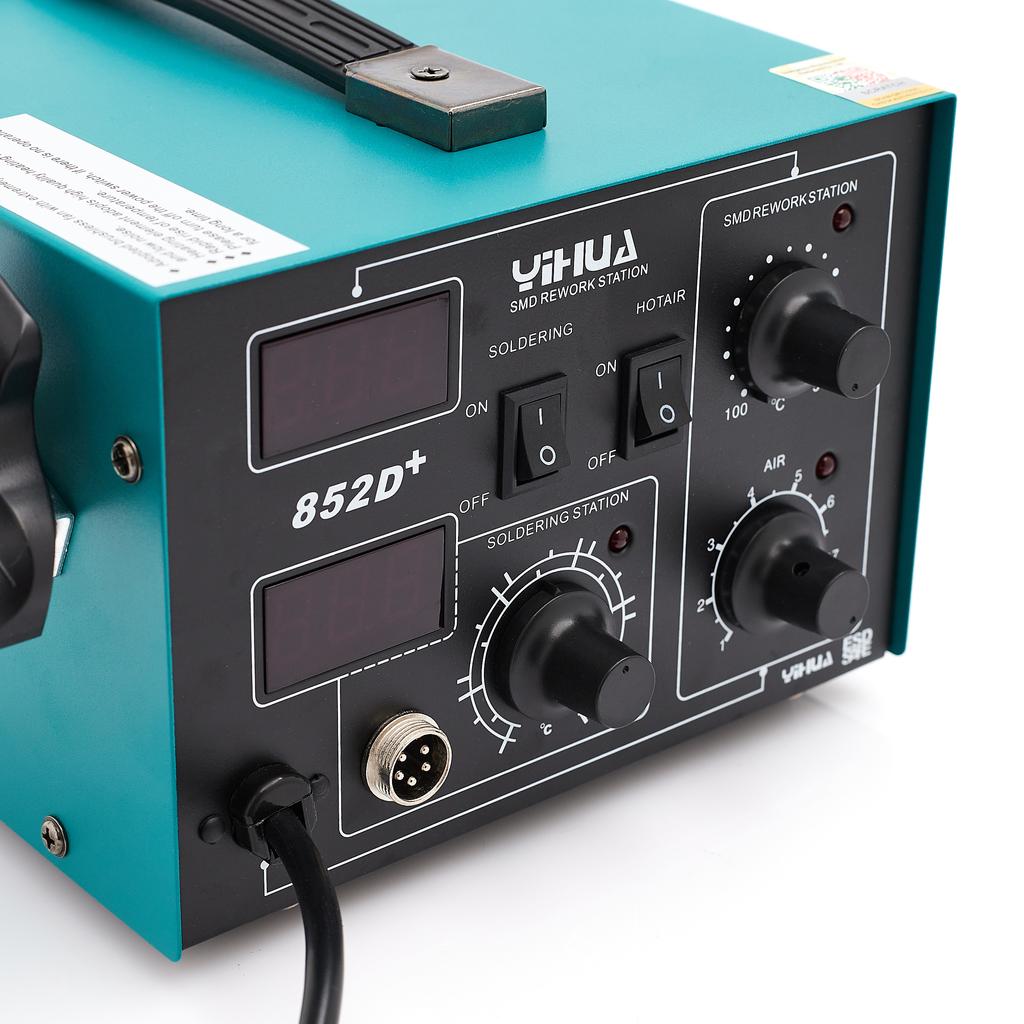 Yihua 852D+ 2-In-1 Soldering Station