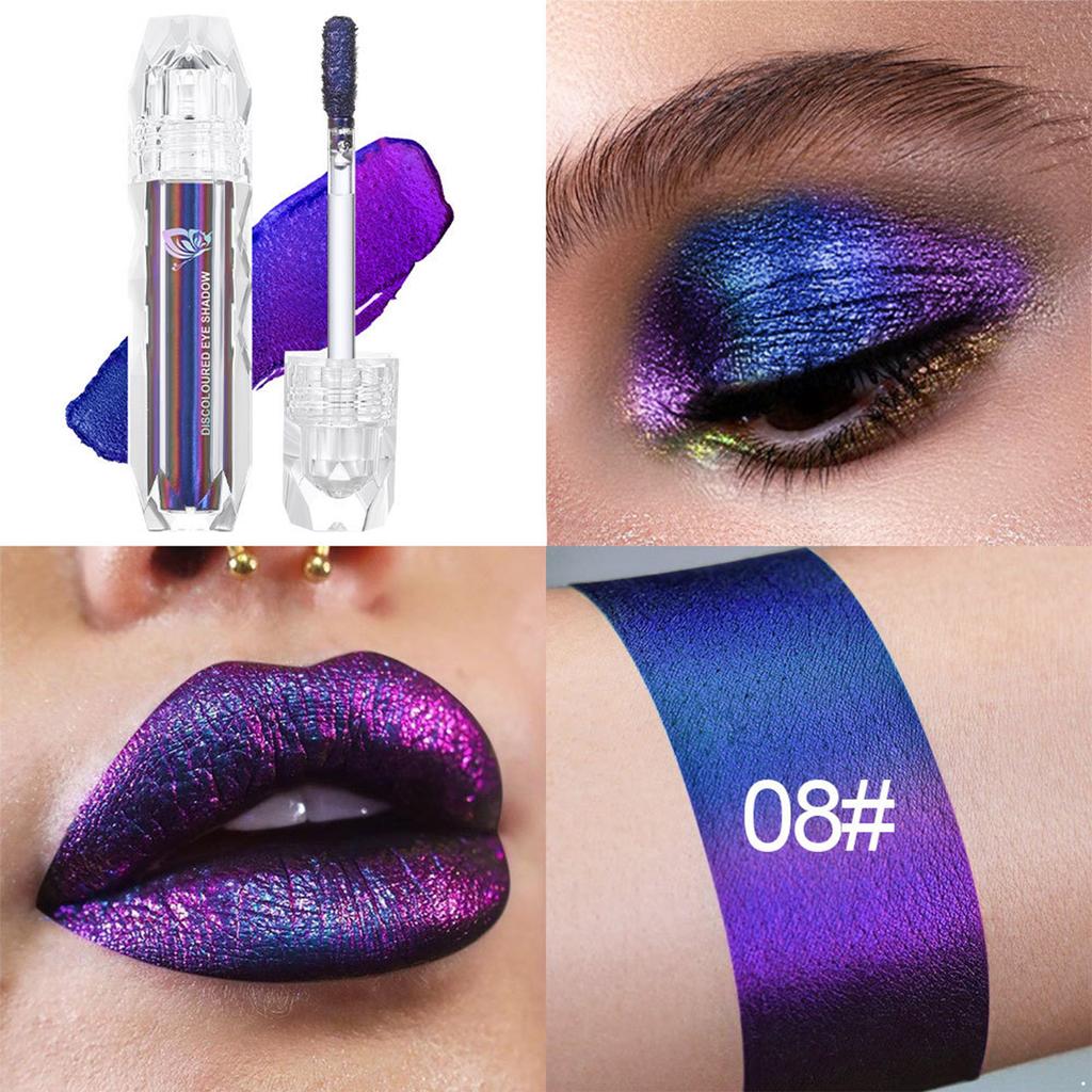 1Pc Chameleon Liquid Eyeshadow Metallic Glitter Shimmer Long Lasting Waterproof Eye Makeup Vegan Cruelty Free for Women Girls Party