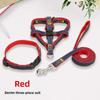 1pcs Dog Walking Leash Denim Chest and Back Set with Dog Chain Small and Medium-sized Dog Fighting Equipment