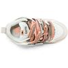 Kappa Fabric Synthetic Leather Two-Layer Cowhide Trendy Logo Slip-Resistant Wear-Resistant Low-Top Sneakers Unisex sneakers White Brown K0DX5CS01F-012