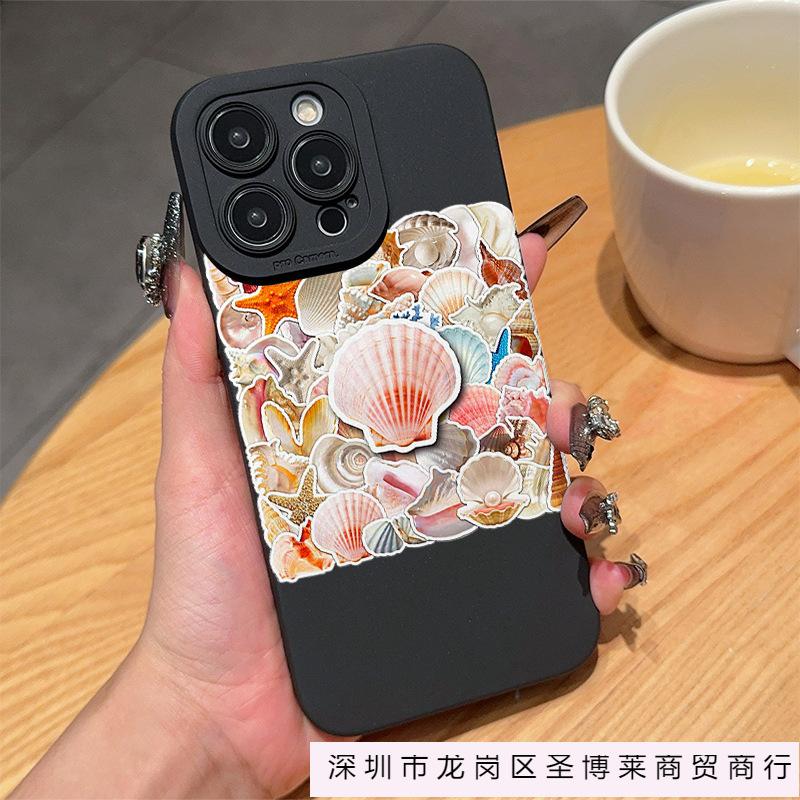 Marine Shell Pearl for iPhone Case 11 Apple 12/13/14/15/16ProMax Phone Case