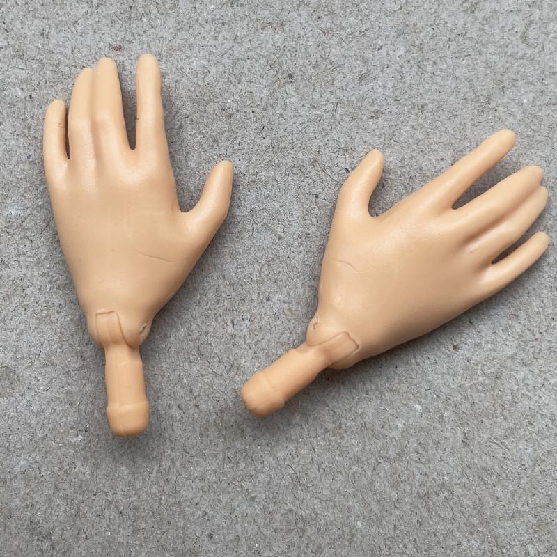 Universal 1/6 Doll Hands DIY Doll Decors Fashion Gesture Doll Hands Feet Accessories White Beige Color Doll Parts Girl Gifts Toy