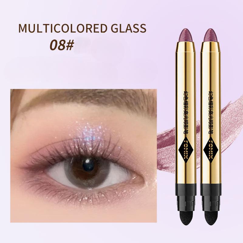Monochromatic High-gloss Eye Shadow Pen To Brighten the Pearlescent Silkworms Without Smudging, Lazy Contouring Highlight Pen