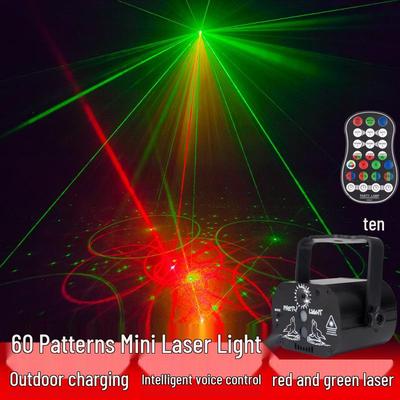 R60 Dış Mekan Mini Lazer Işığı - Renkli KTV Parti Disko Sahne Projektörü