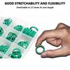 495Pcs 36 Sizes Nitrile Rubber Sealing Washer Green Rubber O Rings Gasket for Professional Plumbing Automotive