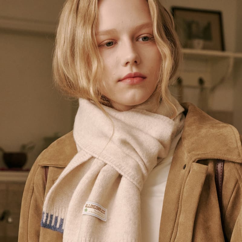 

ALLINCOMPLETE Piano Knit Muffler (5 Colors) Mint (Piano Muffler)