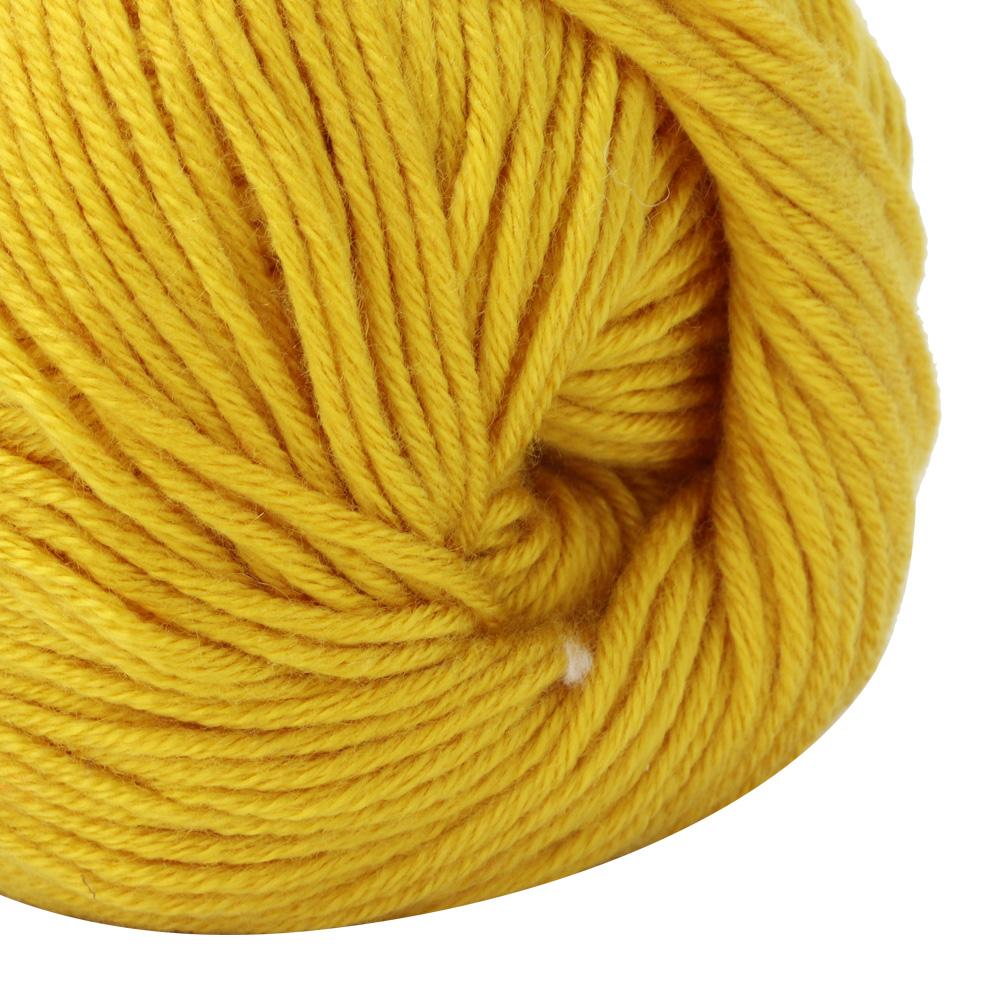 Popular Baby Milk Thread Thick Milk Cotton Line Manual Weaving(bluish Yellow)