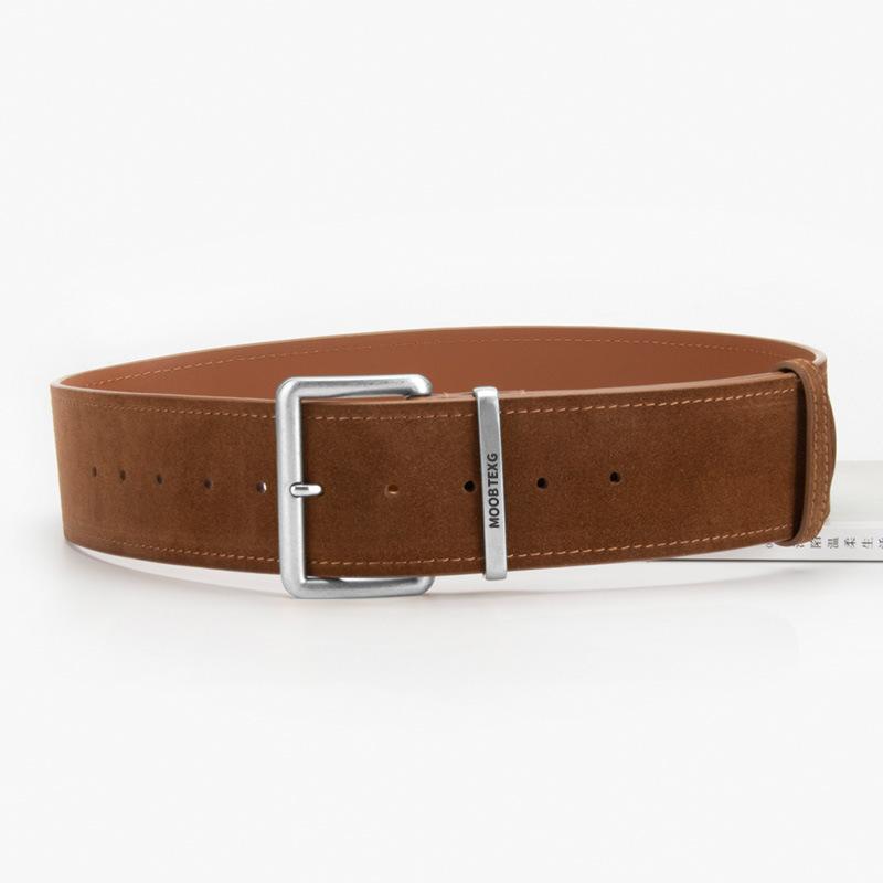 

Ремень из натуральной кожи для женщин Модный матовый бархатный ремень сзади для юбки, пальто, свитера Широкий ремень для женщин 105cm