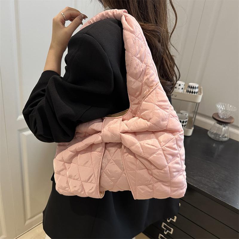 Retro Plaid Vest Bag Large Capacity Shoulder Bag Light Shopping Bag Versatile Bag Female Student