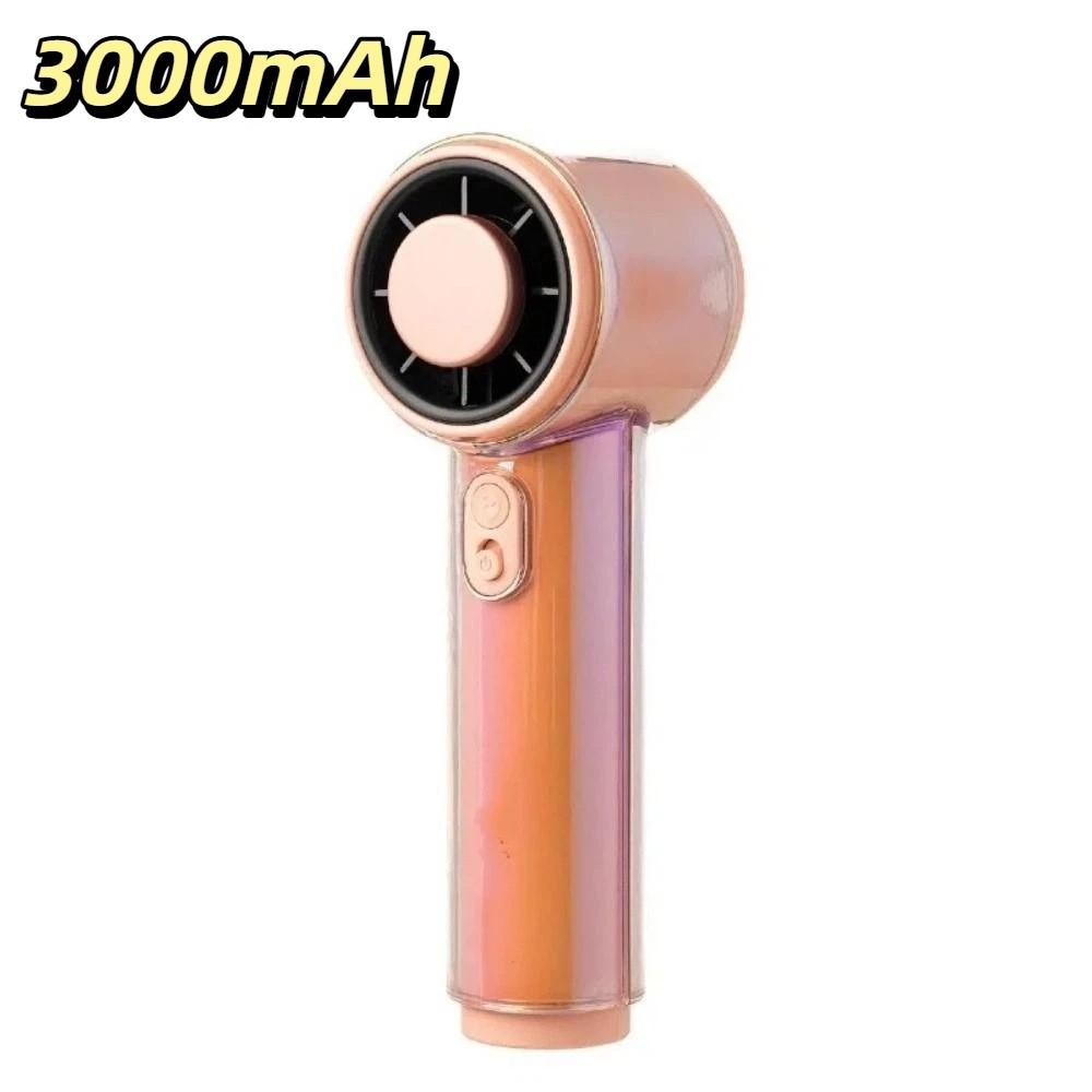 Smart Digital Display Portable Handheld Fan High-Speed Airflow Digital Display Fan  Travel