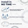 Easy to Use 1pc Easy Twist Under Cabinet Jar Opener ABS Material Manual Bottle Lid Remover One-Handed Operation No Power Requiredl
