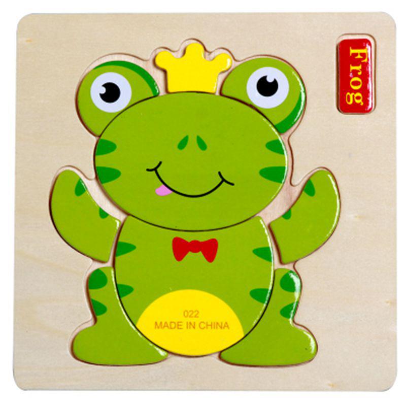 Hot Sale 9 Slice Kids Puzzle Toy Animals And Vehicle Wooden Puzzles Jigsaw Educational Baby Learning Toys For Children Gift