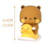 Cute Kawaii Bubu Dudu Panda Bear Figure Cartoon Exciting Bear Miniatures Collectible Animal Toy Doll Ornament Home Derocation
