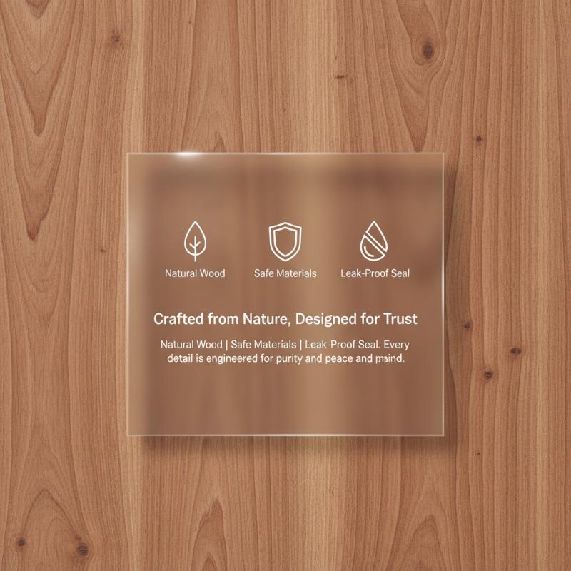 Luxury Wooden Soap Dispenser Hand & Lotion Bathroom Accessory - For Home & TravelSoap Bar Dispenser