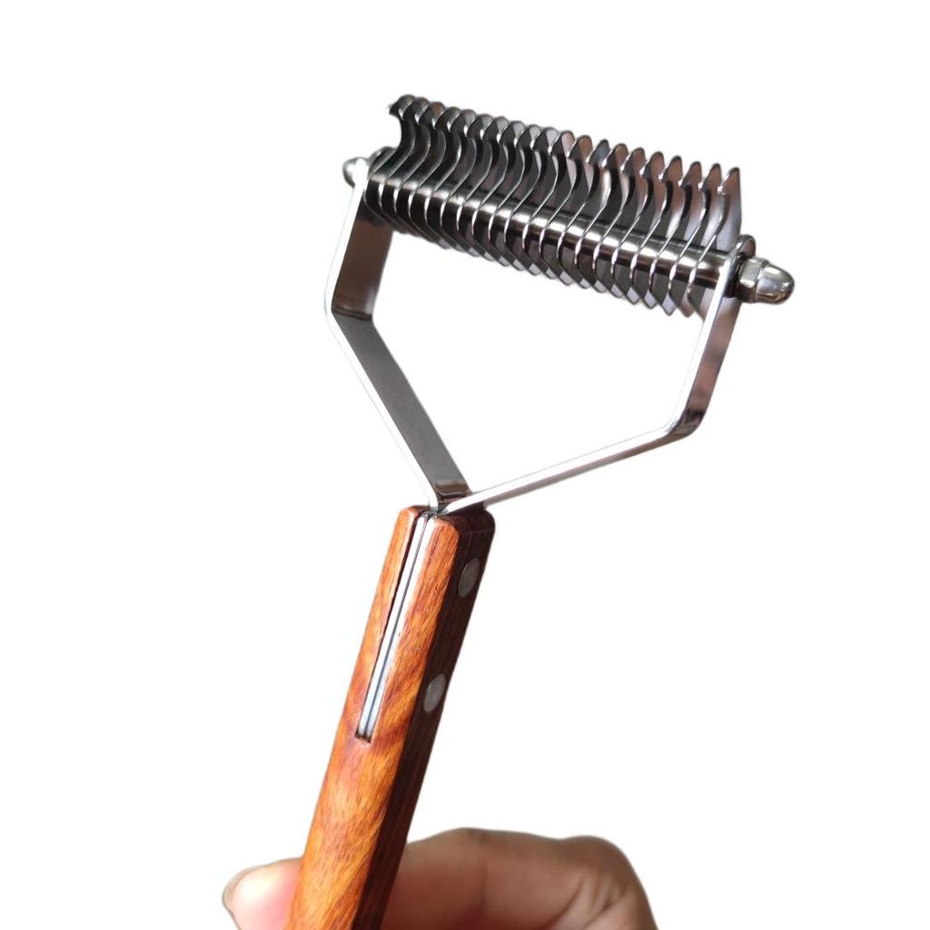 Pet Hair Shedding Comb for Cats and Dogs - Removes Loose Hair, Suitable for Short and Long Hair 