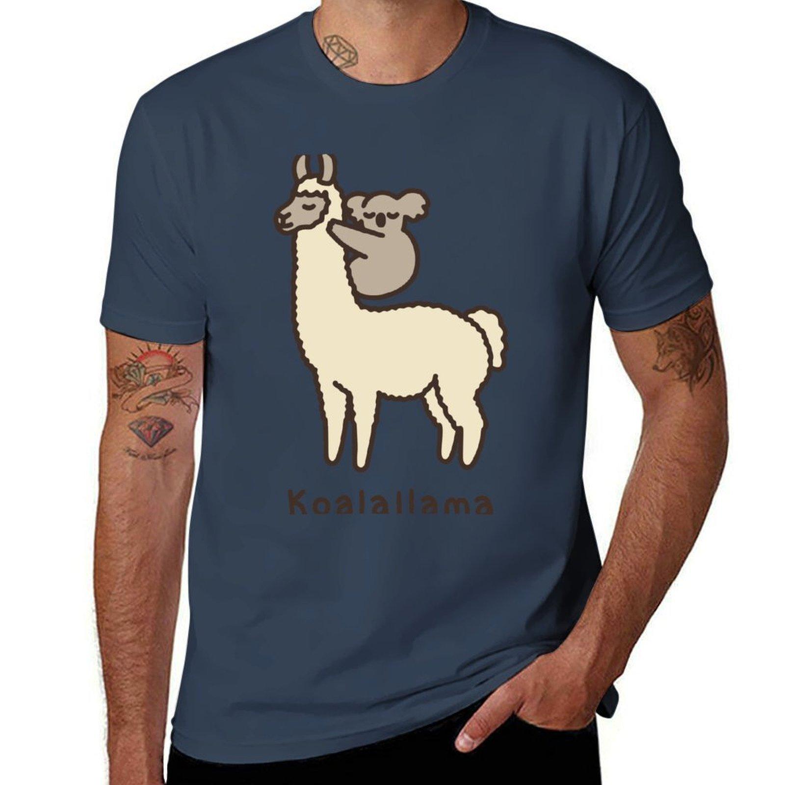 Koalallama Tshirt Casual Trendy Short Sleeve Tshirt S