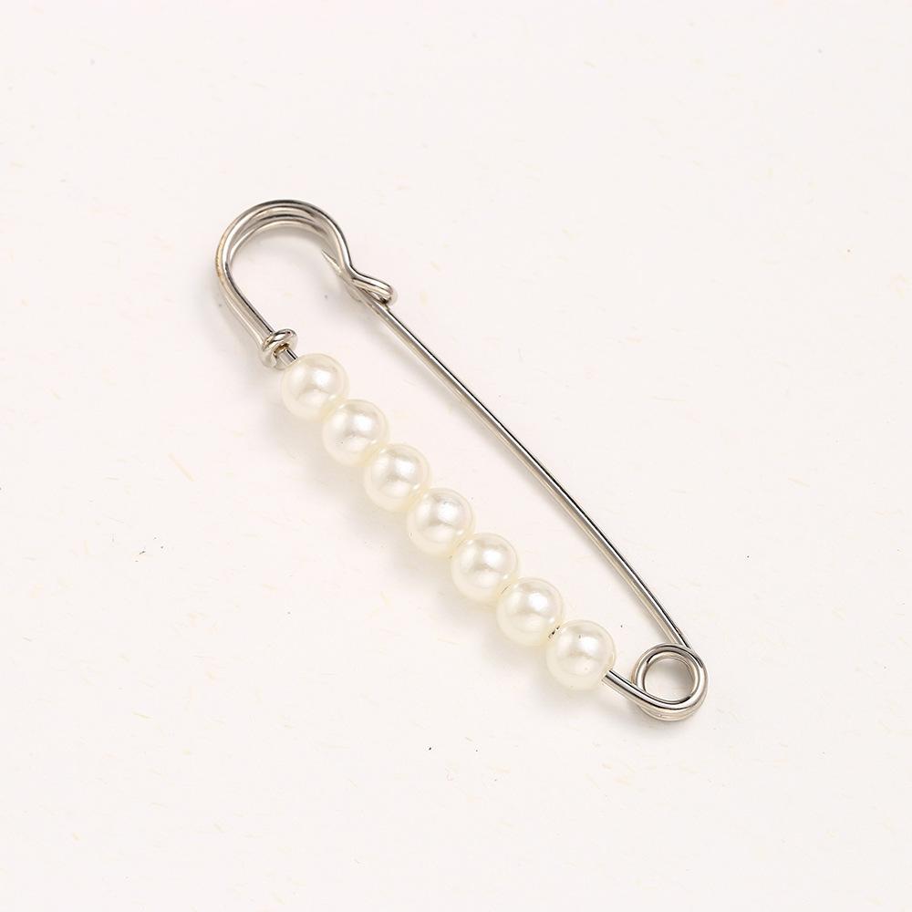 1Pcs Set Artificial Pearl Waist Pin Clips for Trousers Pants Skirts Dress Waistline Adjusting Shirts Sweater Brooch