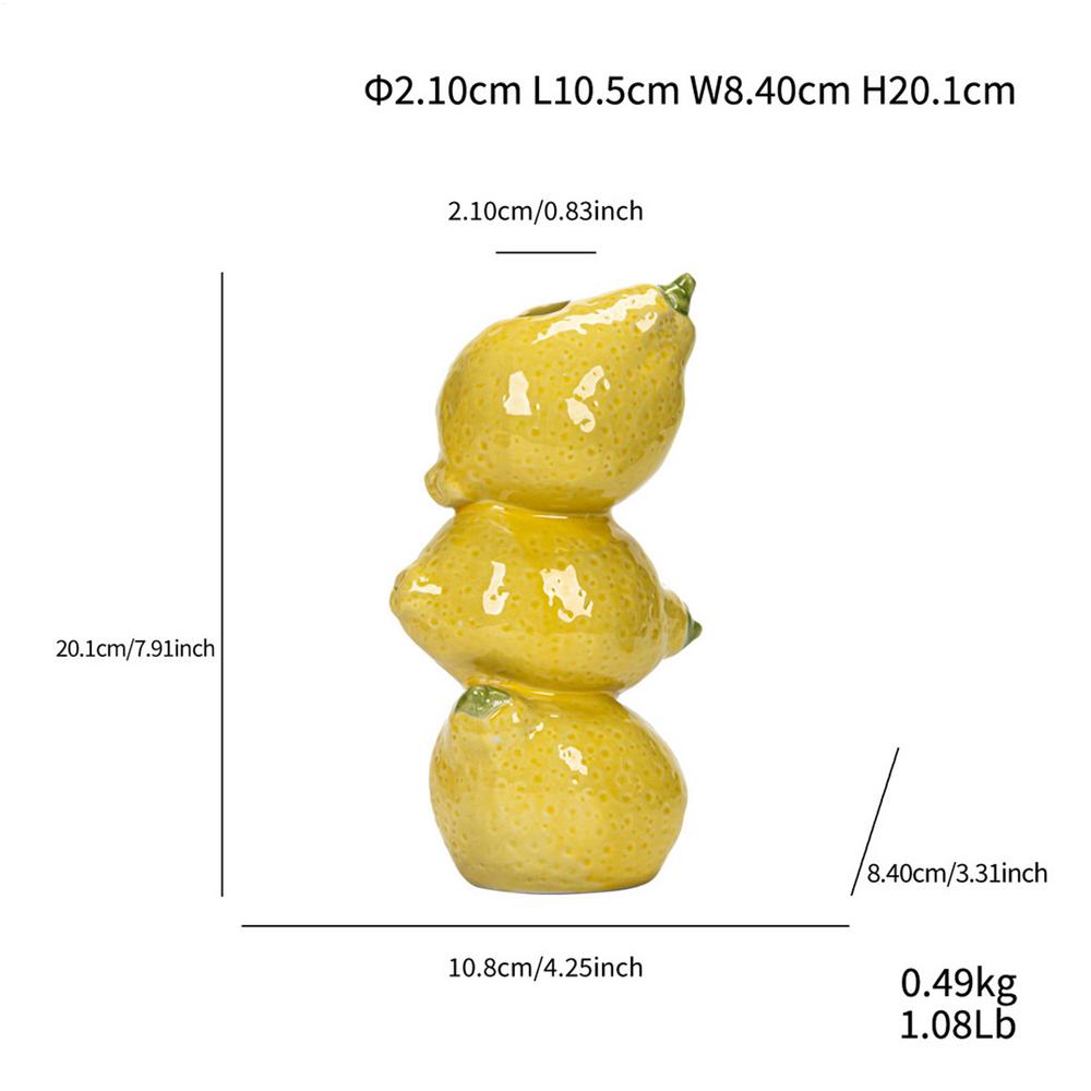 Fruit Shaped Vase Fruit Shaped Planter Pot For Table Centerpiece Floral Container Party Kitchen Decorations For Table