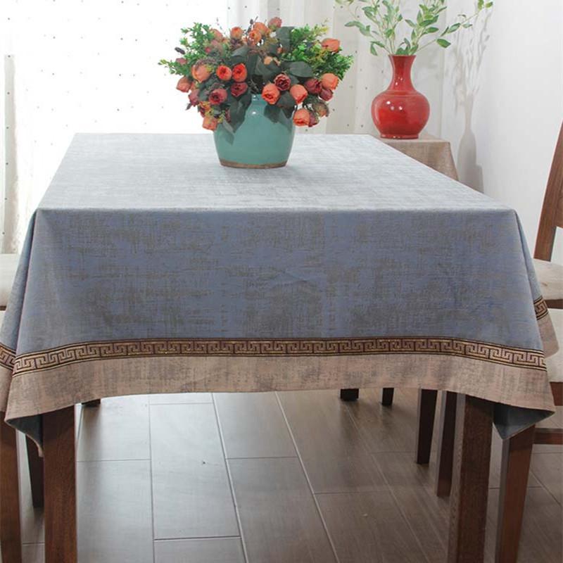 

Высококачественная байковая скатерть в китайском стиле, продолговатая водонепроницаемая бордюрная пылезащитная крышка, толстая с ямочками бальная скатерть 160x160cm square