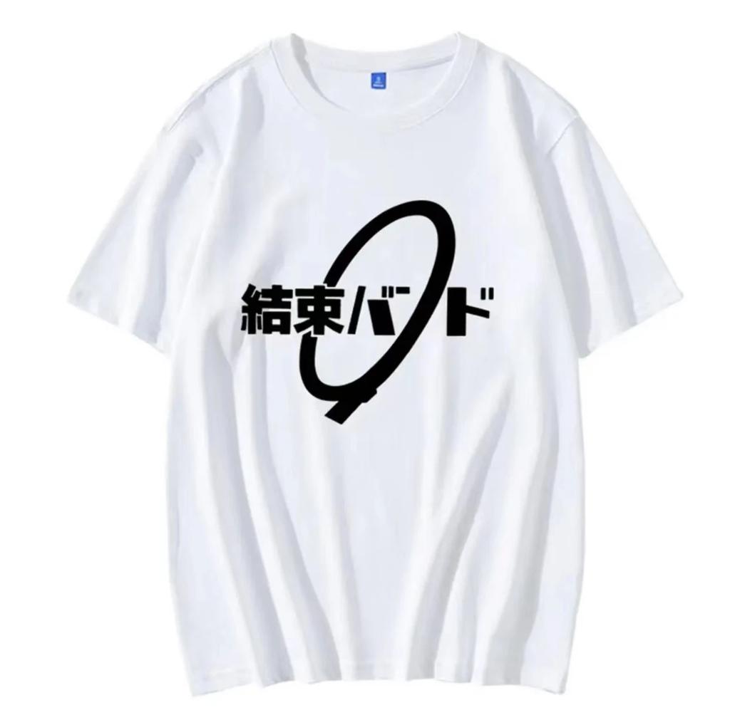 Unisex Anime Cos BOCCHI THE ROCK Hitori Gotoh Ljichi Nijika 100% Cotton Plus Size Streetwear Vintage Casual Short T-Shirt Tee