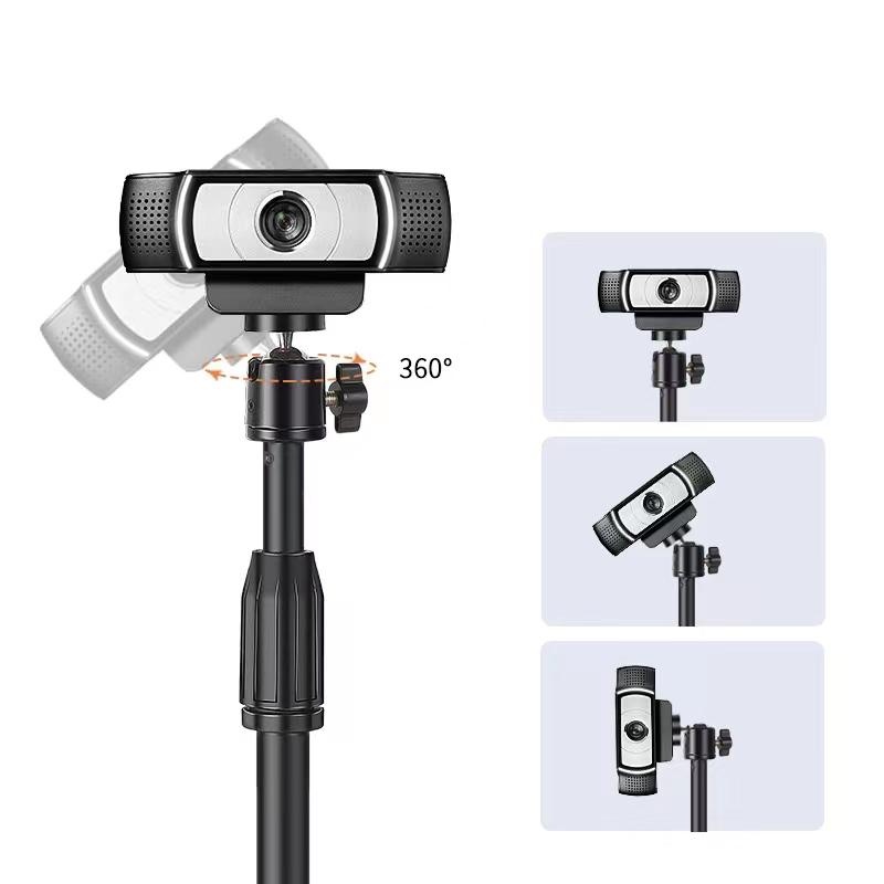 360Degree Webcam Support Stand Desktop Web Cam Tripod for Webcam Mount Tabletop Tripode for Logitech Conference Web Cam