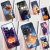 Cute Cat Pumpkin Halloween Cover For OnePlus Nord 4 CE 2 3 Lite N20 N30 9 10 Pro 8T 9RT 10T 10R 12R 13R 11 12 13 Case