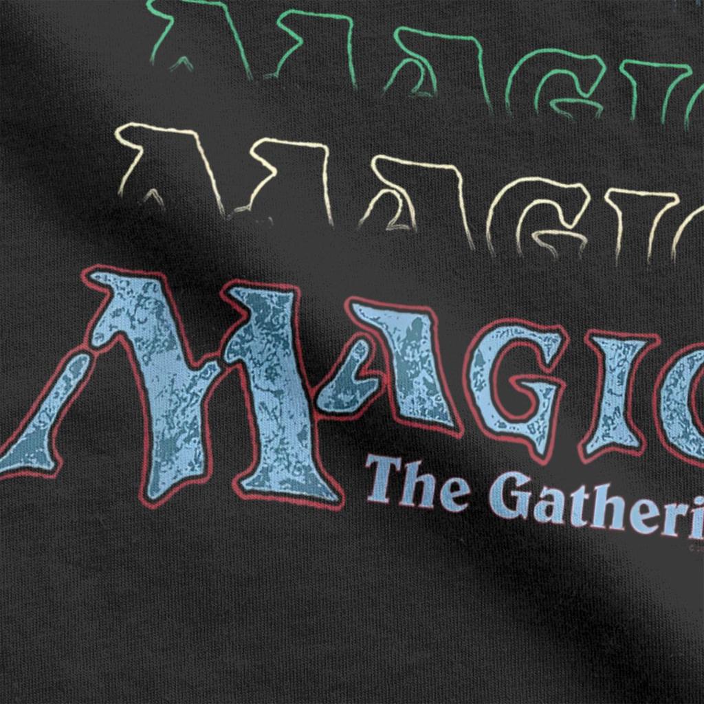 T-Shirts Men Round Collar Cotton T Shirts Repeat of Retro Logo Short Sleeve Tees Party Clothes