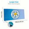 Leicester City Football Club Print  Cushion Non-slip Laptop Tablet Big Mousepad XXL Mat Mini PC Playmat With Lock edge
