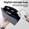 Portable Travel Data Cable Storage Bag Mouse Headphones Power Bank Digital Accessories Organizer Bag Business Makeup Bags
