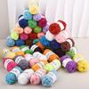 12color/Set Milk Cotton Knitting Cotton Thread Hand-Knitting Thread Soft Warm DIY Sewing Crochet Hand Crafting Hat Dolls Sweater