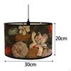 Bamboo Drum Shade for Table Lamps In Bedroom