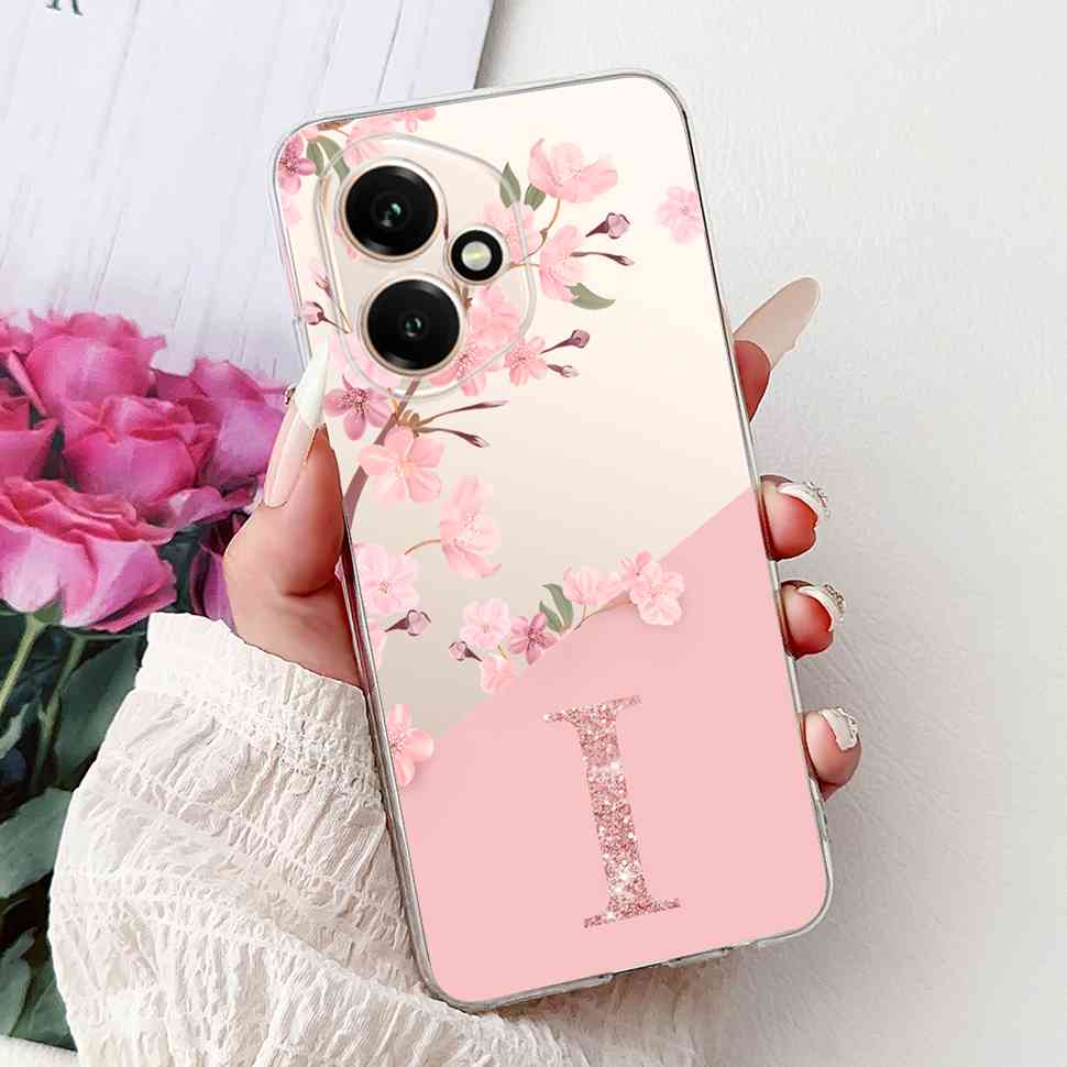 For Honor 400 5G Global Case DNY-NX9 New Crown Flower Letter Soft Silicone TPU Cover For Huawei Honor400 6.55" Phone Shell Funda