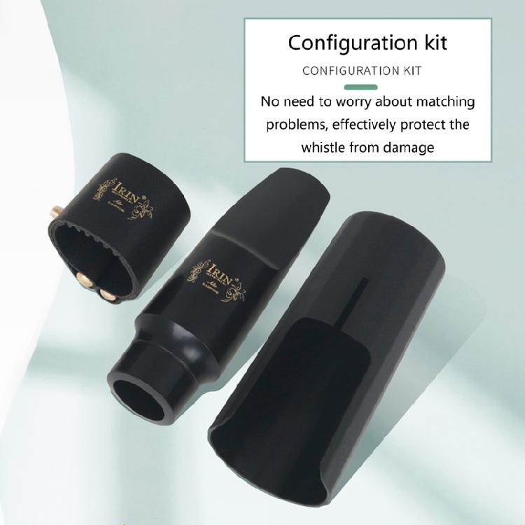 Alto Saxophone Flute-Head Mouthpiece with Plastic Cap & Ligature Easy To Use
