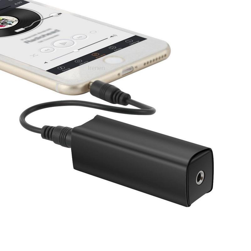 Pdtoweb 3.5mm Aux Cable Ground Loop Noise Isolator For Car Audio Home