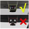 For -2024 Dodge RAM 1500 ABS Red Interior Roof Reading Lamp Light Cover Trim