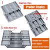 Adjustable Expandable Storage Tray 2/3 Tier Flatware Storage Divider  Cosmetics Utensils
