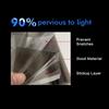 40x60cm Car Light Film PVC Car Headlight Lamp Film Transparent Light Car Matte Black Quality Film On Exterior Accessory