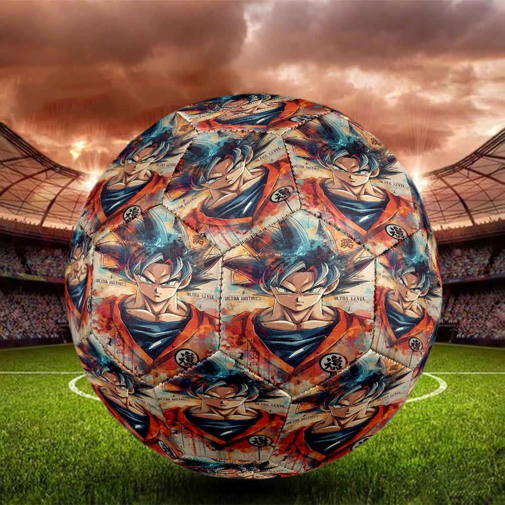 DRAGON BALL Print Size 5 Soccer Ball, Standard Match Football for Sports Game and Team Practice, Ideal Gift for Soccer Fans