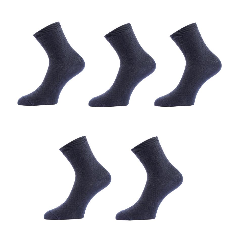 Men's Bamboo Fiber Mid-Calf Business Socks - Breathable, Double-Needle, Four Seasons Style