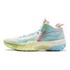 Li Ning Jiao Ao Yuan Ye Tênis de Basquete de Rebote para Combate Real Masculino Off-White ABFT035-2