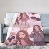 True Beauty Series Fleece Throw Blankets Mun Ka-Young Blanket for Sofa Bedroom Lightweight Thin Quilt