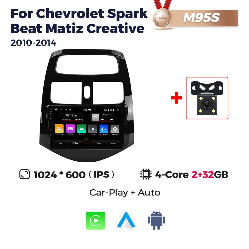 Navifly Android Car Radio For Chevrolet Spark Beat Matiz Creative 2010-2014 Navigation GPS Multimedia Video Player DSP RDS WIFI