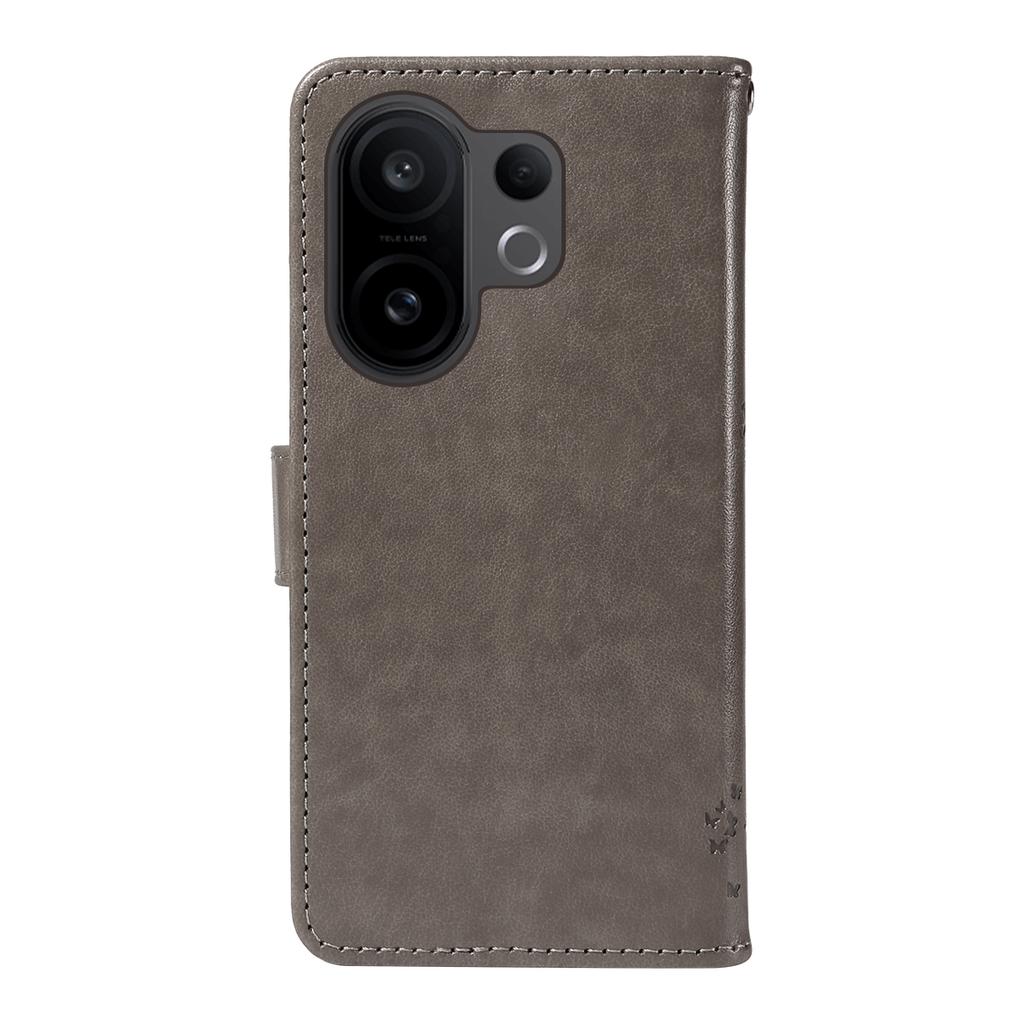 For vivo X200 FE 5G/vivo S30 Pro mini 5G Phone Case with Stand Cat Tree Pattern Leather Wallet Mobile Cover