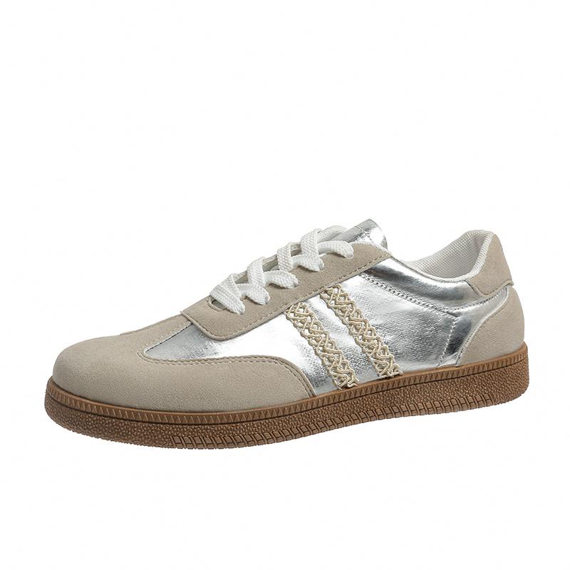 Fashion Women's Sports Shoes Spring and Autumn Retro Style Casual Versatile Flat Shoes Outdoor Walking Shoes for Women Zapatos De Mujer