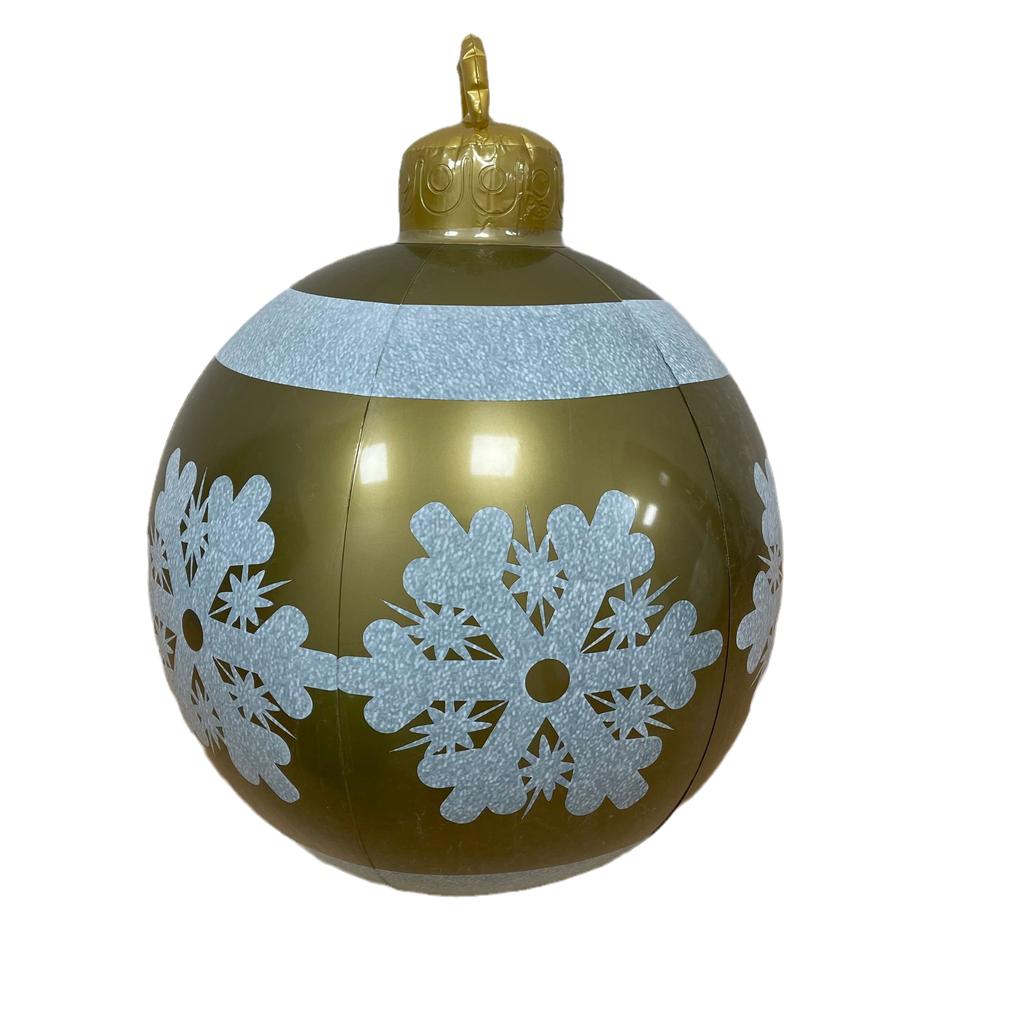 2026 Hot Sale Outdoor Christmas Inflatable Ball PVC Giant Large Balls Xmas Tree Decorations Holiday Party Yard Garden Ornament