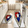 Wisła Flannel Kitchen Mat Christmas Soft Area Rug Non Slip Floor Carpet Home Decoration